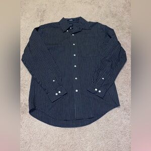 Arrow Black/Grey Casual Button Down Shirt